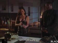 アナル, デカチン, 黒人, ブロンド, フェラチオ, バック, Hd, 異人種間