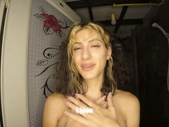 Eye rolling orgasm, woman pleasure, big eyes