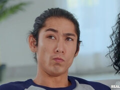 Grosser schwanz, Grosse titten, Schwarz, Schwarz, Interrassisch, Natürlichen titten, Flotter dreier, Titten