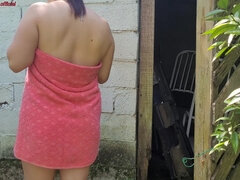 Amateur, Gros cul, Cocu, Queue, Hard, Fille latino, Douche