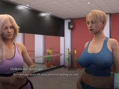 Blondine, Spiele, Sporthalle, Titten