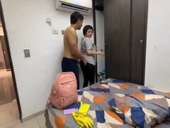 Amateur, Big ass, Blowjob, Hd, Latina, Maid, Riding, Teen