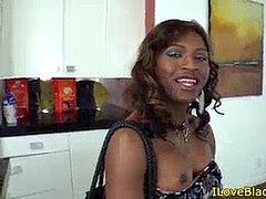 お尻, 黒人, 黒人, オナニー, 裸, コキ, シーメール, ストッキング