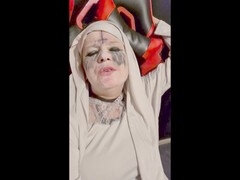 Britannique, Éjaculation interne, Fait maison, Masturbation, Nonne, Chatte, Tabou, Jouets