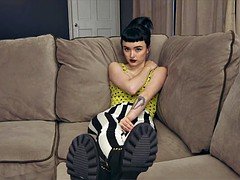 Bitchy Goth Boot Goddess