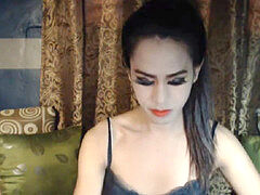 Ladyboy, Masturbation, Shemale, Solo