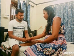 素人, フェラチオ, ハードコア, インド人, 淫乱熟女, 妻