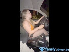 アメリカ人, 車, 淫乱熟女, 裸, オッパイの