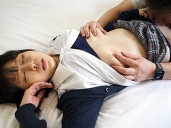 Asiatisch, Japanische massage, Schulmädchen