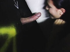 素人, デカチン, フェラチオ, 茶髪の, 手コキする, なめる, オナニー, ショートヘア