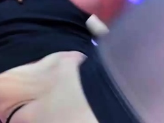 Big Tits Tranny Strokes her Big Cock