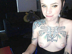 Brunette brune, Gode, Emocore, Bâillonner, Petite femme, Nénés, Jouets, Webcam
