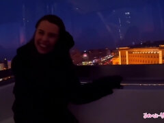 Cute Petite Girl Rides Big Cock! Budapest Sex Vlog - Nico Nice And Jamie Young