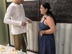 Indian Tailor Fucks Women for Dress Stitching - Pujaprem Extreme Blowjob & Big Ass Fucking