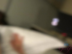 アナル, お尻, 黒人, 足, 足コキ, 目瞪口呆, 手コキする, ハメ撮り