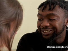 Big black cocking the new big tit teenager maid