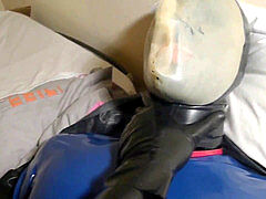 Session 2 - latex restrain bondage Breathplay