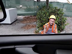 Amateur, Anal, Culo, Papá, Gay, Al aire libre, Público, Tatuaje