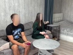 Leie, Arsch, Grosser schwanz, Freundin, Selbstgemacht, Höschen, Tätowierung, Titten