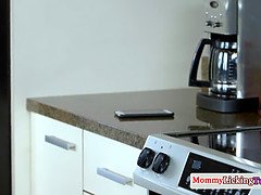Naughty stepdaughter oraly pleasured by MILF