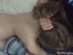 18, お尻, デカ尻, デカチン, カップル, 足, スパンデックス, フェラする