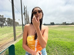 18, デカ尻, デカチン, フェラチオ, 茶髪の, バック, ガリガリ, ティーン