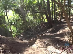 Amateur, Petite amie, Orgasme, De plein air, Pov, Public, Chatte, Nénés