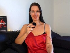Schmuddelige sprache, Fingern, Brille, Masturbation, Milf, Orgasmus, Muschi, Solo
