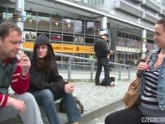 Babes, Blowjob, Boyfriend, Brunette, Cum in mouth, Czech, Natural tits, Redhead