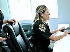 Babes, Blonde, Fetish, Police