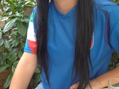 アナル, アスtoマウス, イタリア人, アウトドア, 公共, トイレ