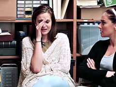 College babe Blair Williams bangs in the office