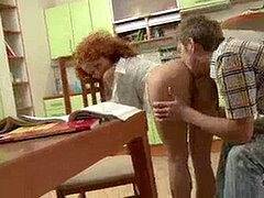 アナル, フェラチオ, イく瞬間, カワイイ, 赤毛, ティーン