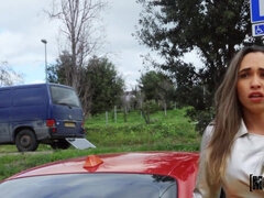 Purrfectly bodied spanish chica rails in point of view
