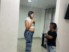 Julianaburning Anal Fuck With Rich Pregnant Latina MILF Real Estate Consultant - Huge Cock In Her Ass