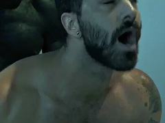 Anal, Verga grande, Negro, Papá, Ébano, Gay, Sexo duro, Músculo