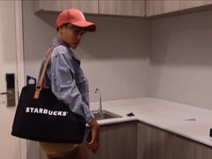 アジア人, 美女, 美人, デカチン, デカパイ, フェラチオ, 顔射, タイ