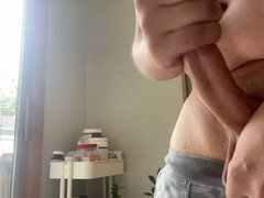 Leie, Grosser schwanz, Spermaladung, Schwul, Riesig, Massage, Masturbation, Solo