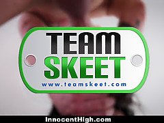 Maya Morena gets punished by a big cock teacher in uniform