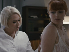 Kont, Stel, Sperma in gezicht, Likken, Masturbatie, Natuurlijke tieten, Kantoor, Kut duiken