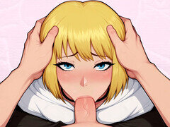 Gay femboy Misterdoktor gives a blowjob to a small dick and has some fun