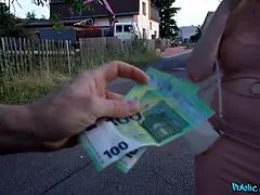 Grote mammen, Pijpbeurt, Hd, Monster, Openbaar, Realiteit, Roodharige vrouw, Sperma