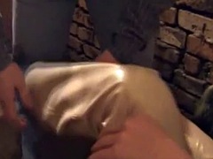 素人, デカパイ, 淫乱熟女, 磨き, オッパイの