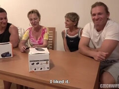デカパイ, ブロンド, チェコ, 毛深い, Hd, 熟年, ハメ撮り