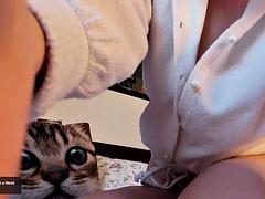 Leie, Blondine, Süss, Dildo, Masturbation, Pov, Solo