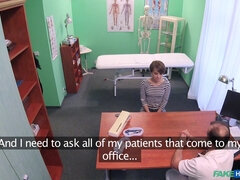 Enthousiasteling, Pijpbeurt, Arts, Sperma in gezicht, Kantoor, Kut duiken, Tieten likken, Bekijker