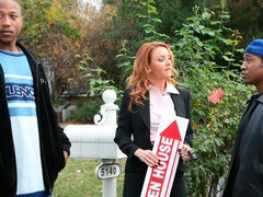 デカ尻, デカチン, デカパイ, フェラチオ, バック, 異人種間, 淫乱熟女, 赤毛