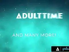 Blondine, Hd, Lesbisch, Lecken, Massage, Muschi, Gummi, Ablutschen