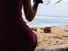 Любители, Анальный секс, Пляж, Женщины, Трусики, Соло, Сиськи, Вебкамера