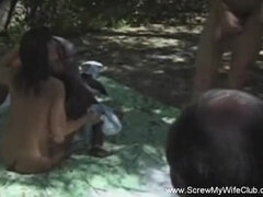 Anal, Couple, Faciale, Époux mari, Interracial, Fête, Plan cul à trois, Épouse